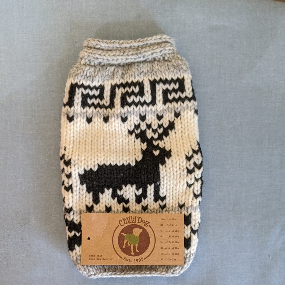Wool Dog Sweater